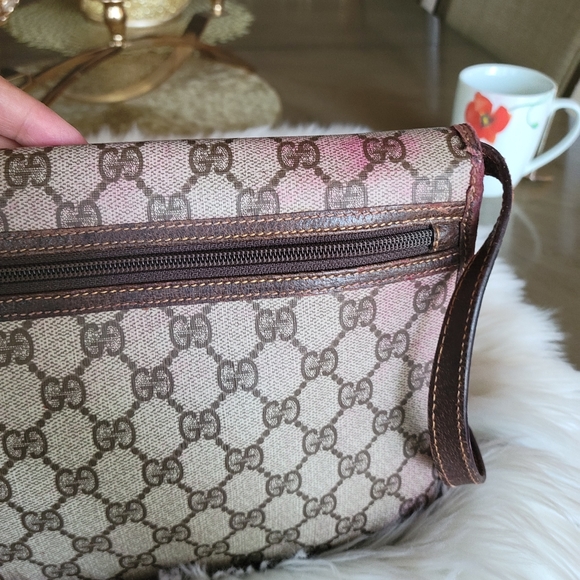 100% Authentic gucci vintage GG canvas crossbody bag - Picture 8 of 13